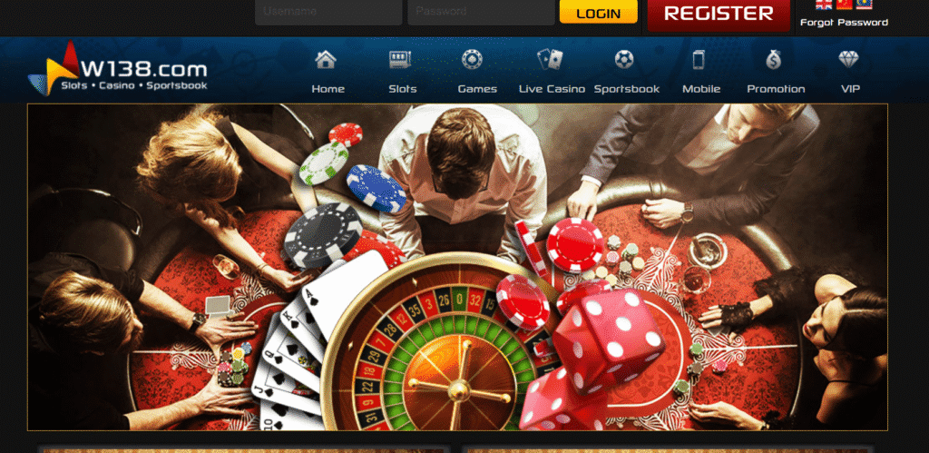 Live dealer baccarat and roulette tables on W138