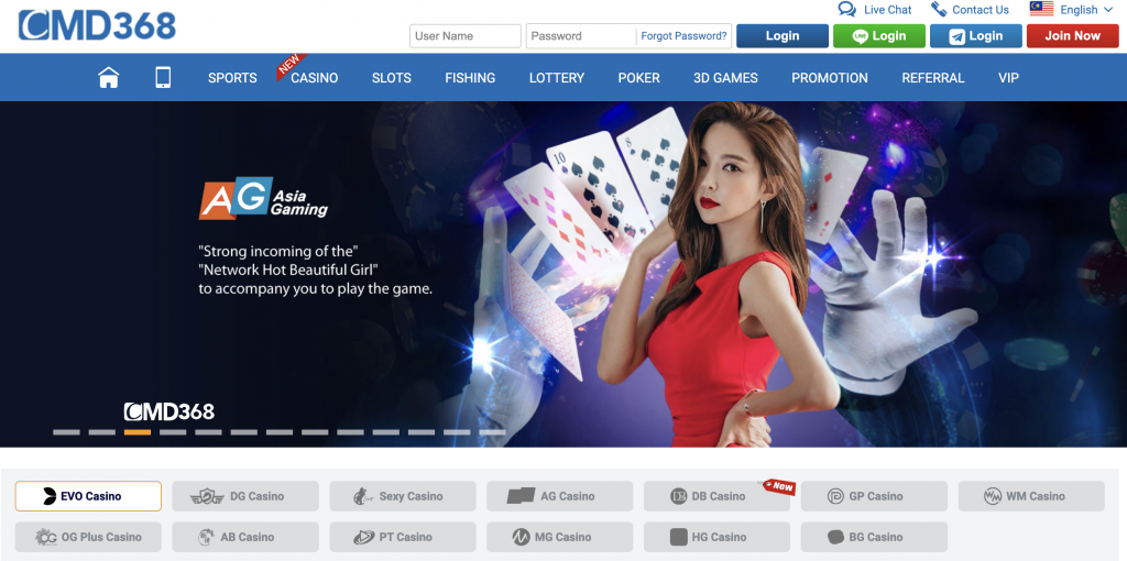 CMD368 Live Casino
